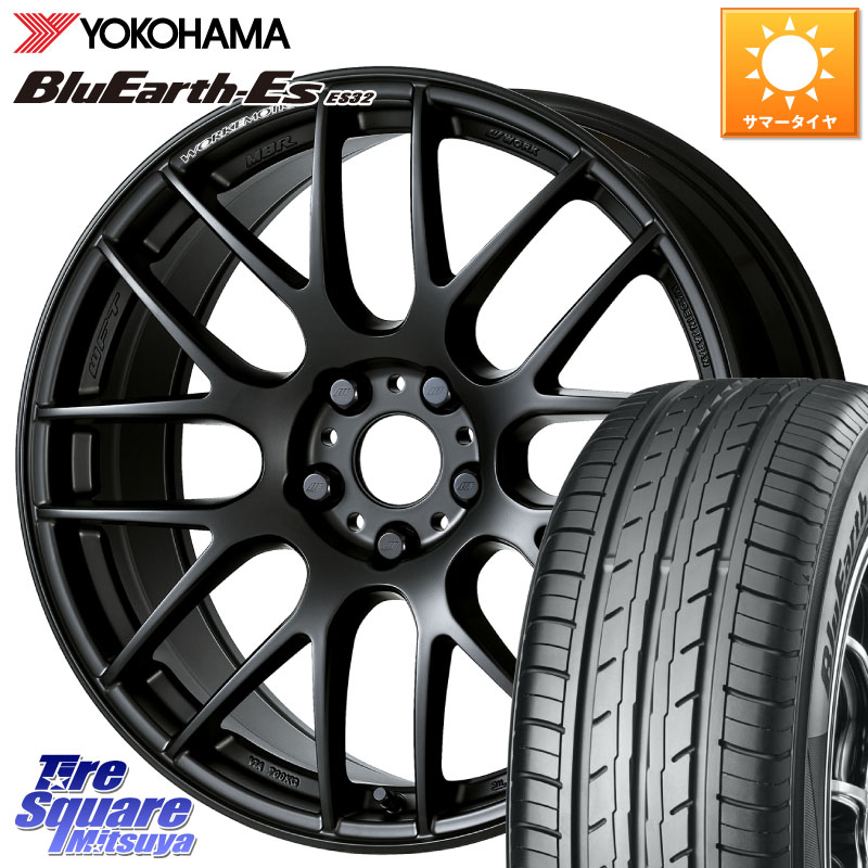 YOKOHAMA R6303 BluEarth-Es ES32 2026年製 在庫● ヨコハマ ブルーアース 225/55R18WORK ワーク EMOTION エモーション M8R MBL 18インチ 18X7.5J 47 5穴 114.3 ZR-V SL系フォレスター レイバック SK系フォレスター eビターラ|タイヤスクエアミツヤ