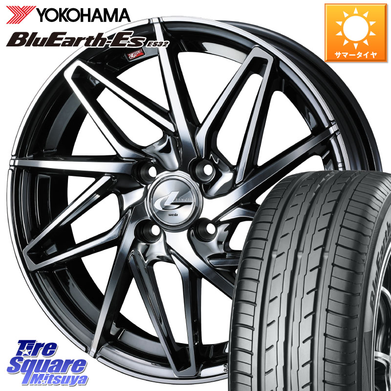 WEDS 40578 レオニス LEONIS IT 16インチ 16 X 6.0J +50 4穴 100 YOKOHAMA R2443 BluEarth-Es ES32 ヨコハマ 195/60R16 E13ノートクロスオーバー