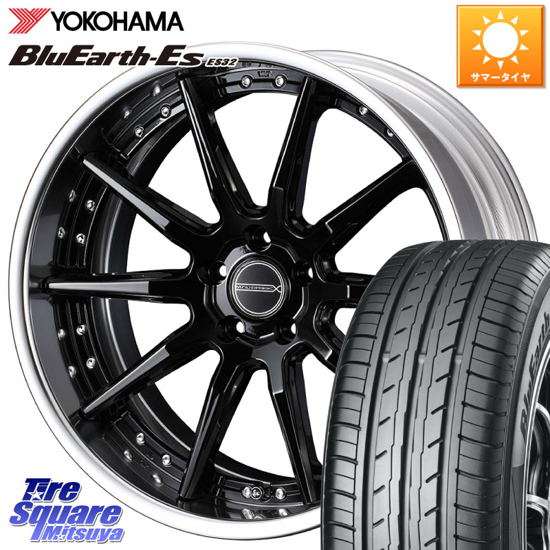 WEDS MAVERICK 1410S S-LoDisk 19インチ 2ピース 19 X 8.5J +44 5穴 114.3 YOKOHAMA R6305 BluEarth-Es ES32 ヨコハマ 225/35R19