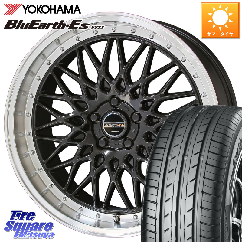 YOKOHAMA R6306 BluEarth-Es ES32 ヨコハマ 215/40R18KYOHO シュタイナー FTX BK 18インチ 18X7.5J 53 5穴 114.3 ノア NOAH ヴォクシー VOXY CR-Z アクセラ MAZDA|タイヤスクエアミツヤ