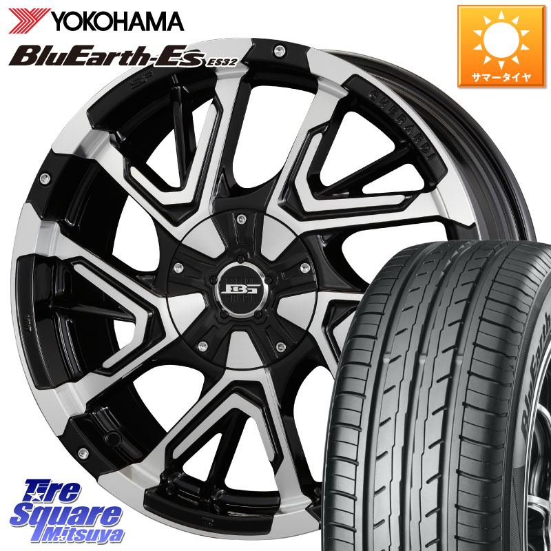 YOKOHAMA R2462 BluEarth-Es ES32 ヨコハマ 215/45R17KOSEI ボトムガルシア ゲラルディ ホイール 17X7.0J 42 5穴 114.3 リーフ LEAF 日産 ブレイド オーリス カローラルミオン|タイヤスクエアミツヤ