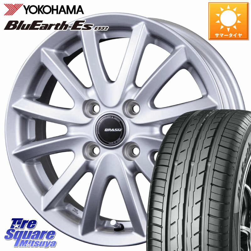 KOSEI クレイシズVS6 QRA600Sホイール 16 X 6.0J +42 4穴 100 YOKOHAMA R6302 BluEarth-Es ES32 ヨコハマ 215/65R16