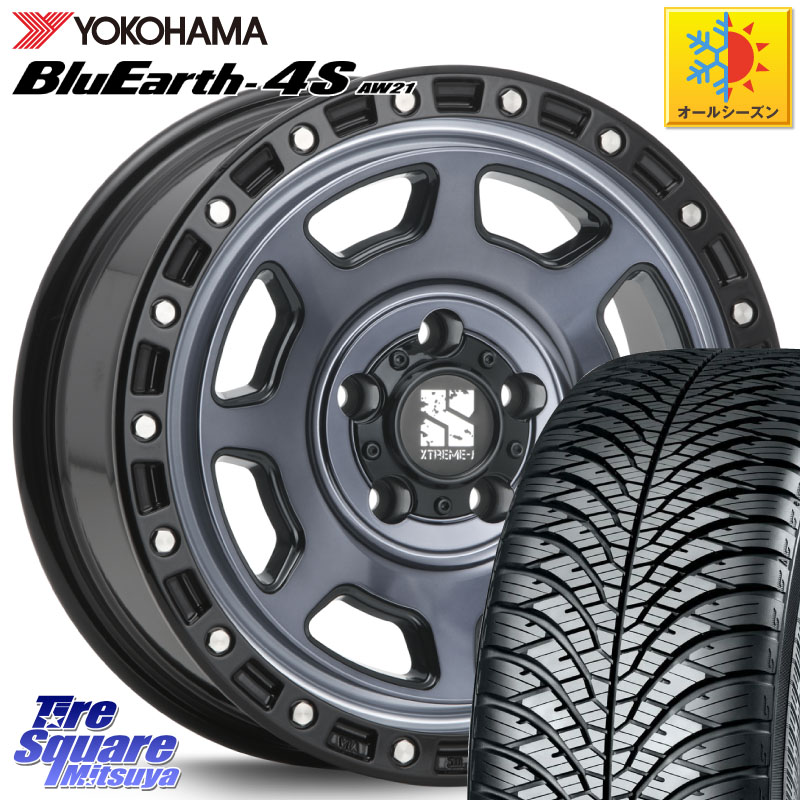 YOKOHAMA R4436 BluEarth-4S AW21 オールシーズンタイヤ ヨコハマ 225/65R17MLJ XJ07 XTREME-J 5H IND エクストリームJ 17インチ 17X8.0J 35 5穴 114.3 RAV4 50系 NX レクサス ハリアー｜タイヤスクエアミツヤ