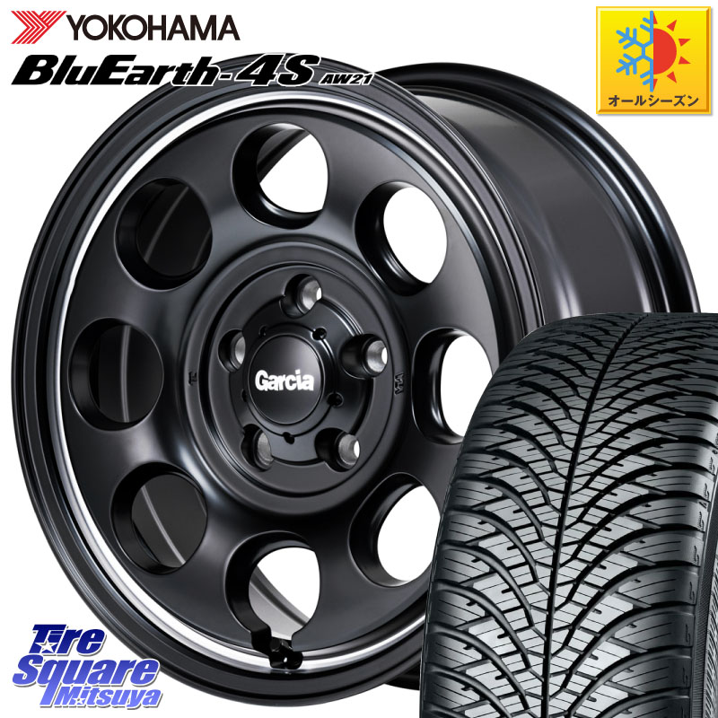 YOKOHAMA R3327 BluEarth-4S AW21 オールシーズンタイヤ ヨコハマ 195/55R16 MANARAY MID Garcia Palm8 ガルシア パーム8 ホイール 16インチ 16 X 7.0J +40 5穴 114.3