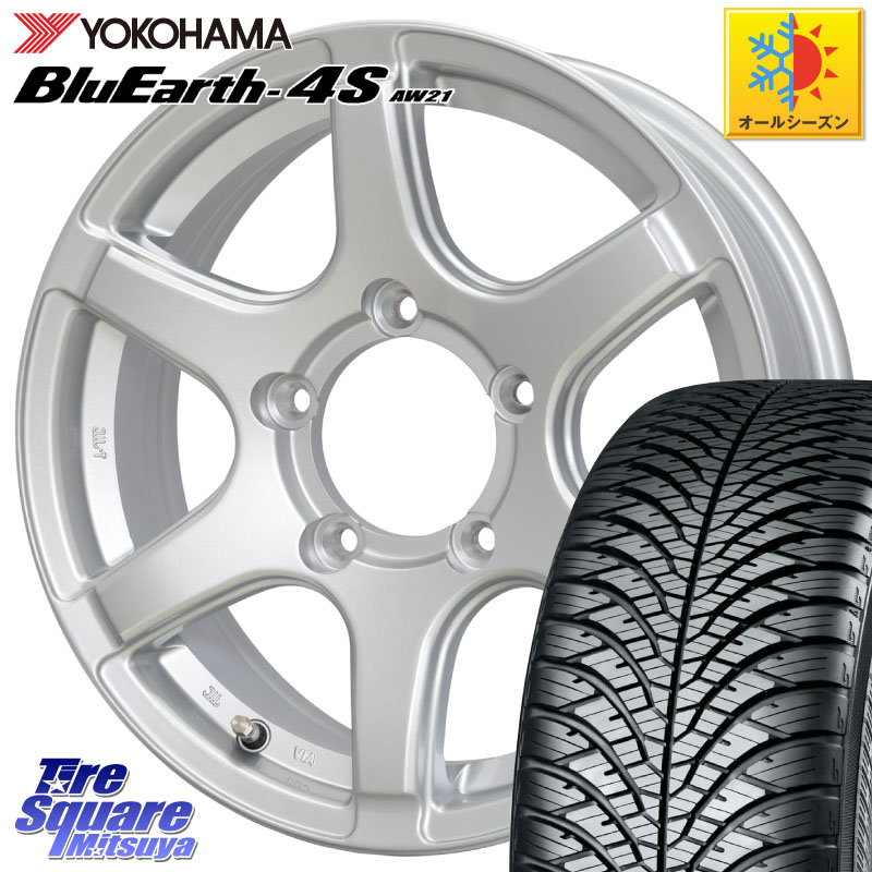 YOKOHAMA R3328 BluEarth-4S AW21 オールシーズンタイヤ ヨコハマ 215/65R16HotStuff BISON BN-04 BN04 バイソン ホイール 16インチ 16X5.5J 22 5穴 139.7 ジムニー専用(要オーバーフェンダー等)｜タイヤスクエアミツヤ