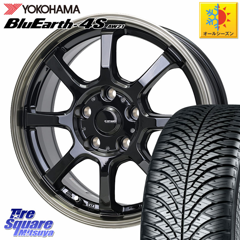 YOKOHAMA R7616 BluEarth-4S AW21 オールシーズンタイヤ ヨコハマ 215/70R16HotStuff G-SPEED P-08 ホイール 16インチ ジースピード 16X6.5J 40 5穴 114.3 デリカD:5 エクリプスクロス RVR クルーガー V・L ハリアー|タイヤスクエアミツヤ