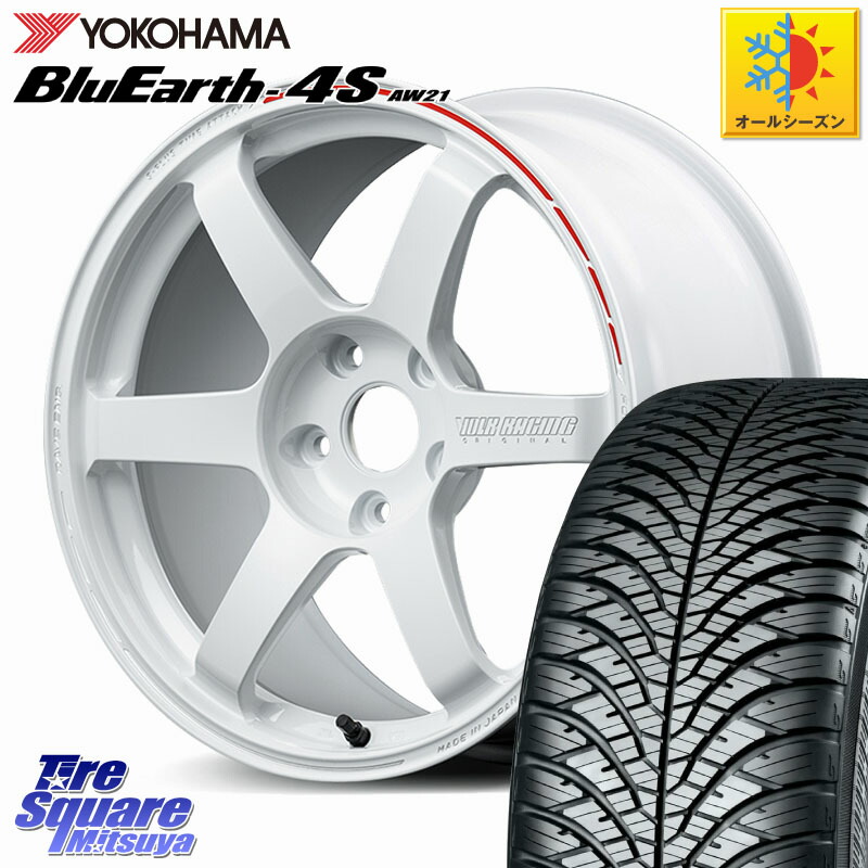 YOKOHAMA R7618 BluEarth-4S AW21 オールシーズンタイヤ ヨコハマ 235/45R18 RAYS 【欠品次回10~11月】 TE37 SAGA S-plus TIME ATTACK EDITION VOLK RACING 鍛造 ホイール 18インチ 18 X 8.5J +43 5穴 114.3 CY2アコード 226,055円