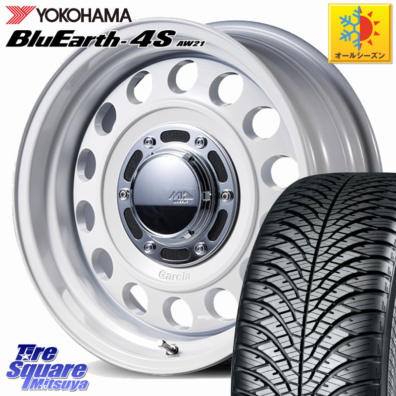 YOKOHAMA R3328 BluEarth-4S AW21 オールシーズンタイヤ ヨコハマ 215/65R16 MANARAY MID GARCIA CISCO Type2 ※インセット-5 ホイール 16インチ 16 X 6.0J +0 5穴 139.7 ジムニー専用(要オーバーフェンダー等) ジムニ－シエラ・ノマド(カスタム)