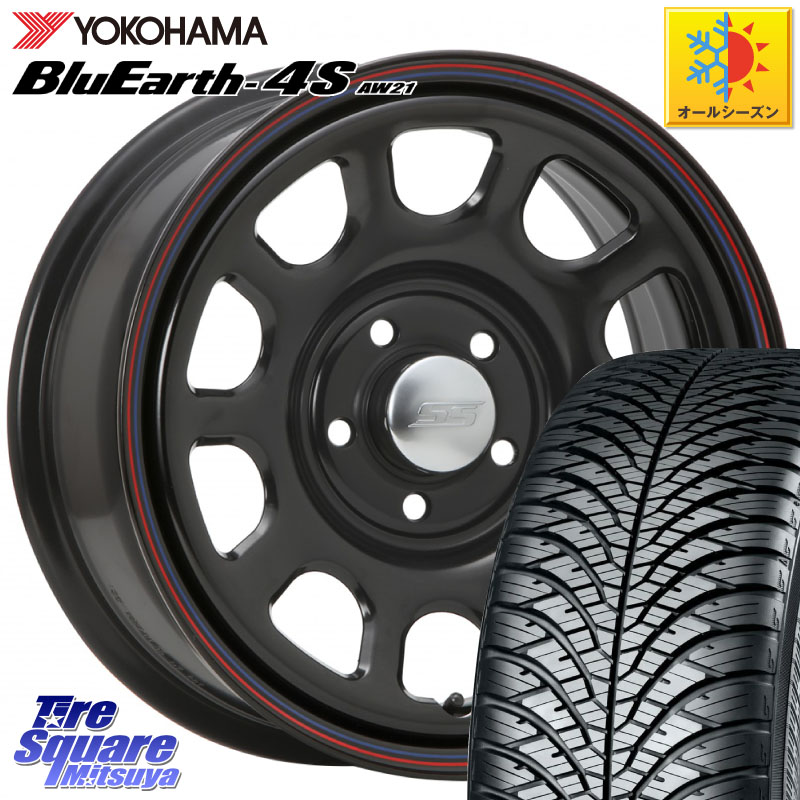 YOKOHAMA R7616 BluEarth-4S AW21 オールシーズンタイヤ ヨコハマ 215/70R16 MLJ デイトナ SS DAYTONA RAV4不可 ホイール 16インチ 16 X 7.0J +35 5穴 114.3 デリカD:5