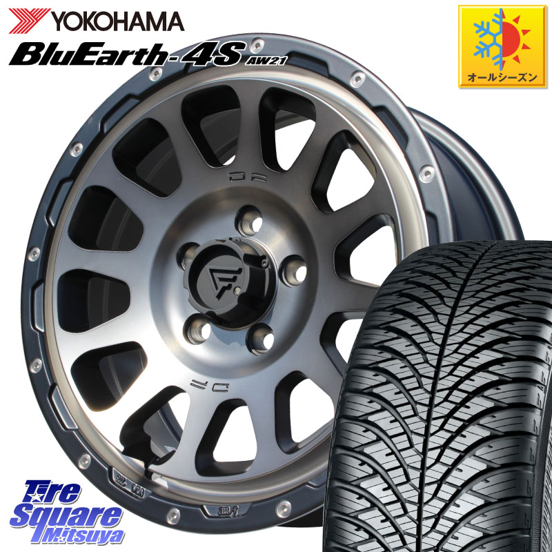YOKOHAMA R3321 BluEarth-4S AW21 オールシーズンタイヤ ヨコハマ 205/60R16DELTA FORCE デルタフォース オーバル 16インチ 16X7.0J 35 5穴 114.3 SAI インサイト｜タイヤスクエアミツヤ