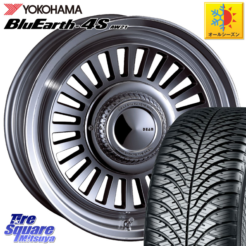 YOKOHAMA R3320 BluEarth-4S AW21 オールシーズンタイヤ ヨコハマ 215/60R16 CRIMSON DEAN California カリフォルニア 16 X 7.0J +25 6穴 139.7