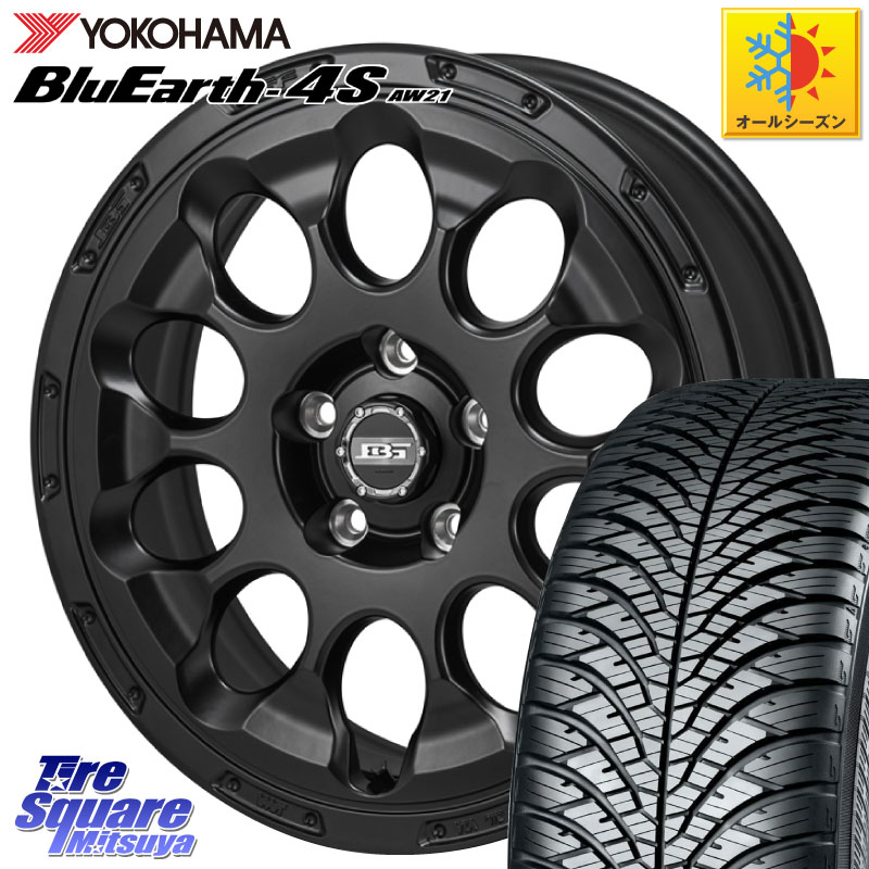 YOKOHAMA R4436 BluEarth-4S AW21 オールシーズンタイヤ ヨコハマ 225/65R17Japan三陽 ボトムガルシア CHRONO クロノ 17X7.0J 38 5穴 114.3 50系RAV4 80系ハリアー T32エクストレイル CX-5 CX-8 BT5レガシィアウトバック ヴァンガード RAV4 30系 RAV4 50系 デリカD:5 D｜タイヤスクエアミツヤ