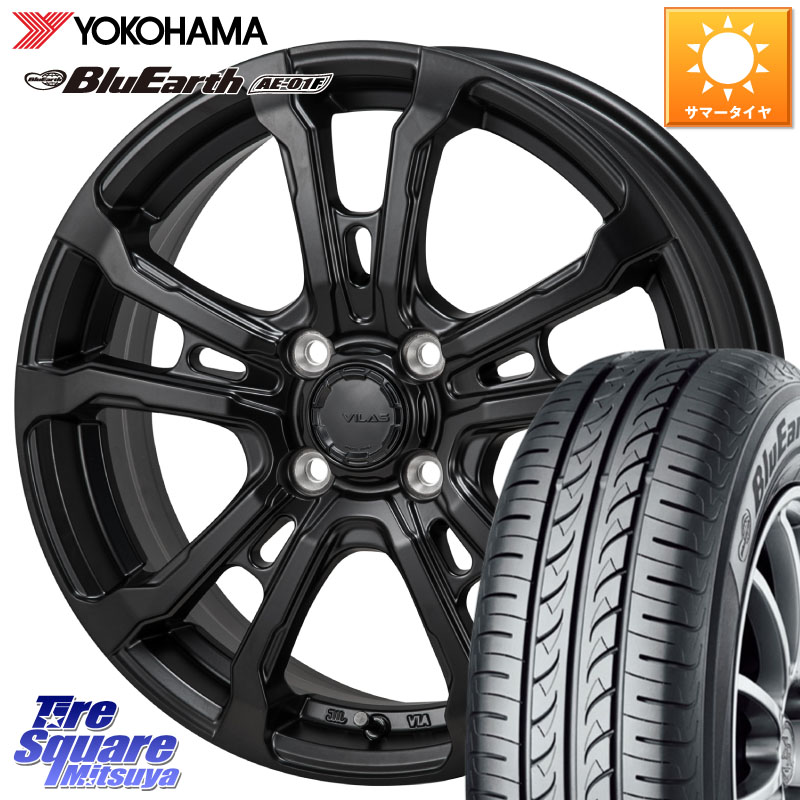 YOKOHAMA F8335 BluEarth AE01F ヨコハマ 195/55R16MONZA HI-BLOCK VILAS 16インチ 16X6.0J 50 4穴 100 アクア|タイヤスクエアミツヤ