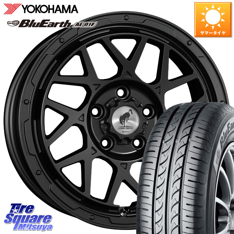 SUPER STAR LODIO DRIVE ロディオドライブ 8M MONO モノ 16 X 7.0J +42 5穴 114.3 YOKOHAMA F8329 BluEarth AE01F ヨコハマ 205/60R16 90系ノア ヴォクシー プリウスアルファ RP6～8ステップワゴン
