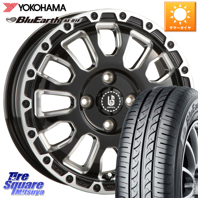 阿部商会 LA STRADA AVENTURA アヴェンチュラ 16インチ 16 X 6.0J +40 4穴 100 YOKOHAMA F8323 BluEarth AE01F ヨコハマ 185/55R16 160系カローラフィールダー ヤリス ロードスター スペイド 79,261円