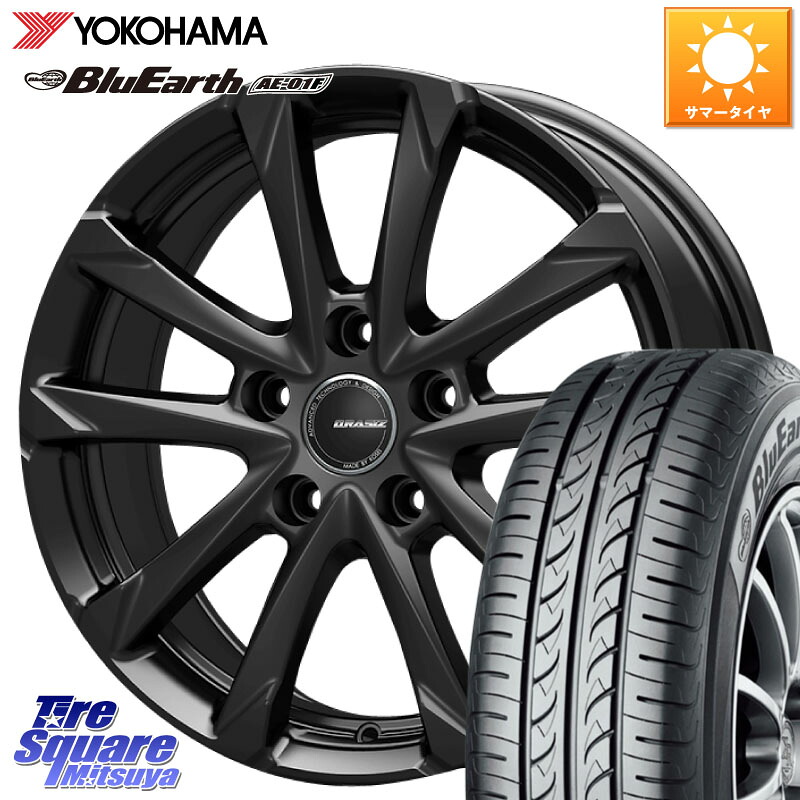 YOKOHAMA F8322 BluEarth AE01F ヨコハマ 185/60R15KOSEI QGC520B QRASIZ GC36F クレイシズ ホイール 15インチ 15X6.0J 43 5穴 100 170系シエンタ|タイヤスクエアミツヤ