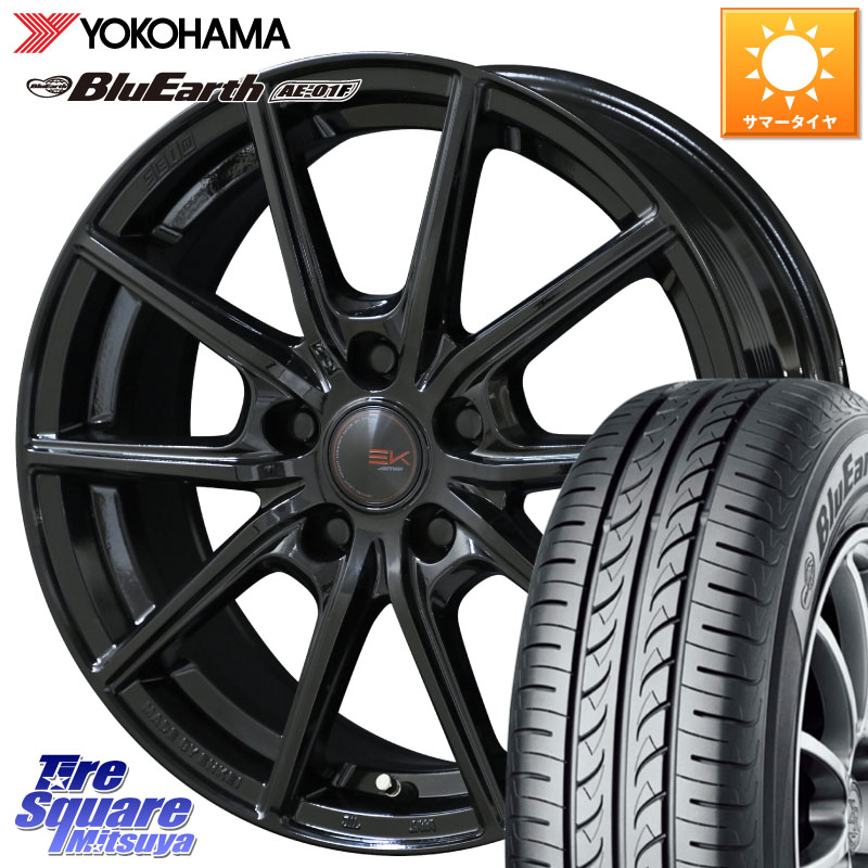 KYOHO SEIN EK ザインEK ホイール 15インチ 15 X 6.0J +45 5穴 100 YOKOHAMA F8322 BluEarth AE01F ヨコハマ 185/60R15 170系シエンタ