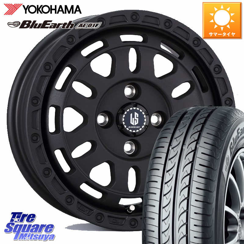 YOKOHAMA F8321 BluEarth AE01F ヨコハマ 165/70R14阿部商会 LA STRADA DISCOVER ホイール 14インチ 14X4.5J 45 4穴 100 Mx27/37/47Sソリオ・MB37SデリカD2 ハスラー MAx6S系ソリオ デリカD:2 D2 Kei ラピュタ ハスラー リフトアップ等カスタム フレアクロスオーバー|タイヤスクエアミツヤ