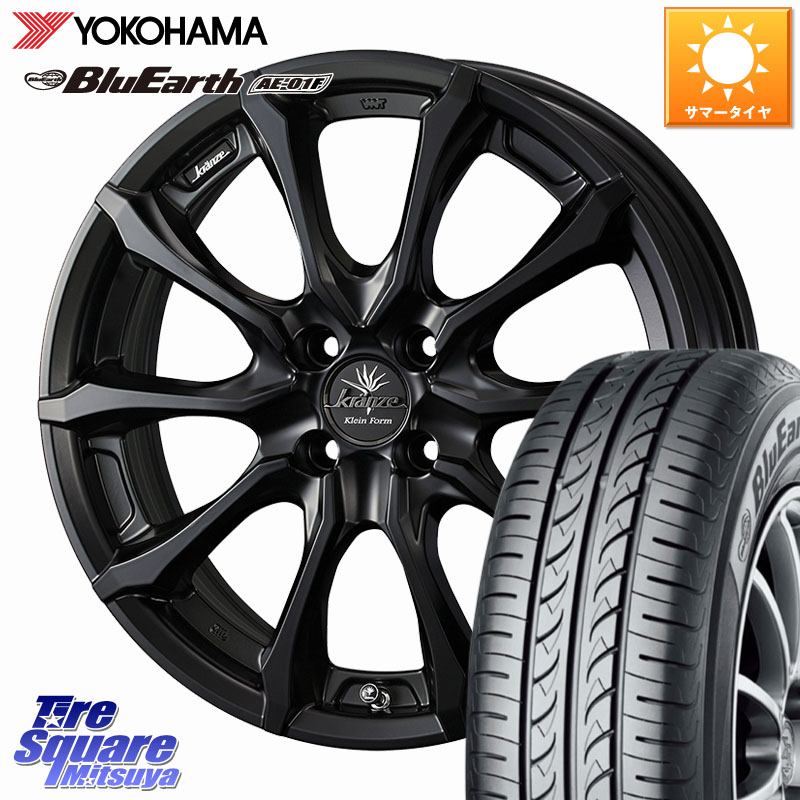 WEDS Kranze Versam 030EVO ホイール 16インチ クレンツェ ヴェルサム 16 X 6.0J +40 4穴 100 YOKOHAMA F8335 BluEarth AE01F ヨコハマ 195/55R16