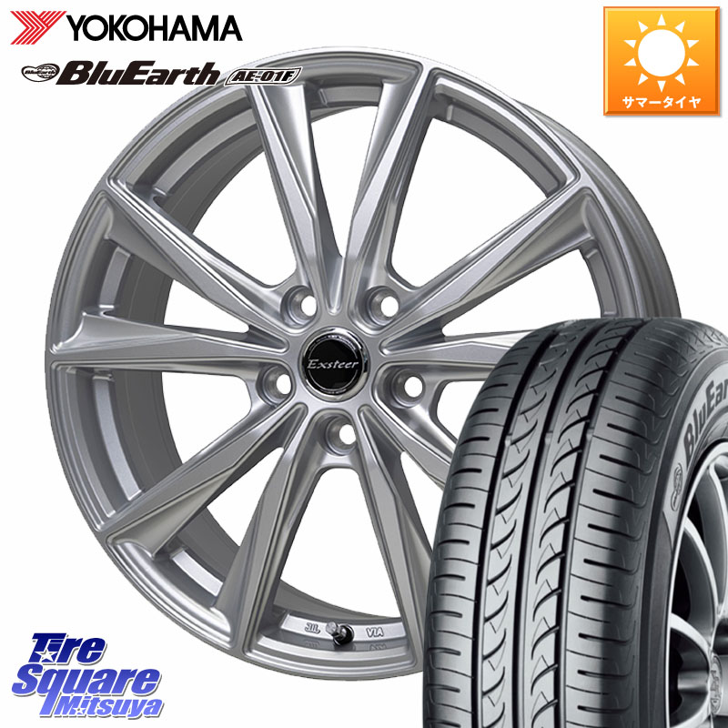 YOKOHAMA F8330 BluEarth AE01F ヨコハマ 205/55R16HotStuff Exsteer ST ホイール 16インチ エクシーダ 16X6.0J 50 5穴 114.3|タイヤスクエアミツヤ