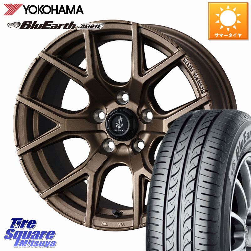 WEDS MUDVANCE SD ホイール 16インチ マッドヴァンス 16 X 7.0J +35 5穴 114.3 YOKOHAMA F8329 BluEarth AE01F ヨコハマ 205/60R16