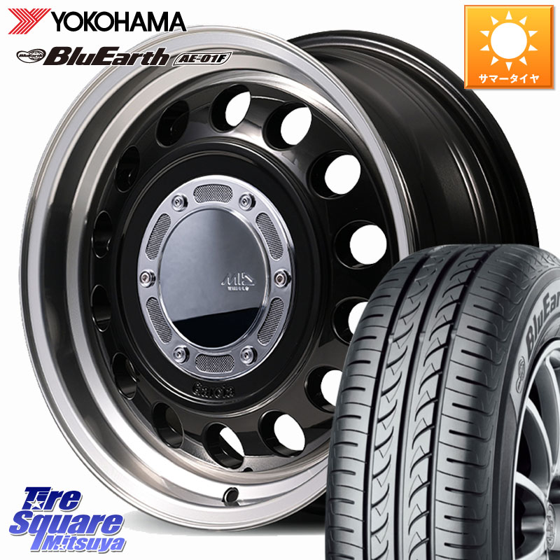 MANARAY MID GARCIA CISCO Type2 ホイール 15インチ 15 X 5.5J +40 5穴 100 YOKOHAMA F8326 BluEarth AE01F ヨコハマ 175/65R15