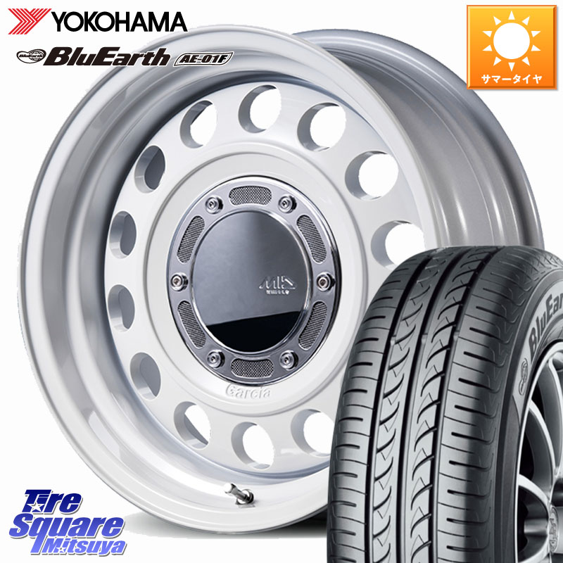 MANARAY MID GARCIA CISCO Type2 ホイール 14インチ 14 X 4.5J +45 4穴 100 YOKOHAMA F8321 BluEarth AE01F ヨコハマ 165/70R14 Mx27/37/47Sソリオ・デリカD2 ハスラー MAx6S系ソリオ