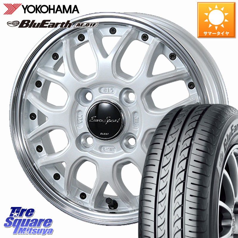 BLEST EuroSport Type815 軽自動車専用 ホイール 15インチ 15 X 5.0J +45 4穴 100 YOKOHAMA F8326 BluEarth AE01F ヨコハマ 175/65R15