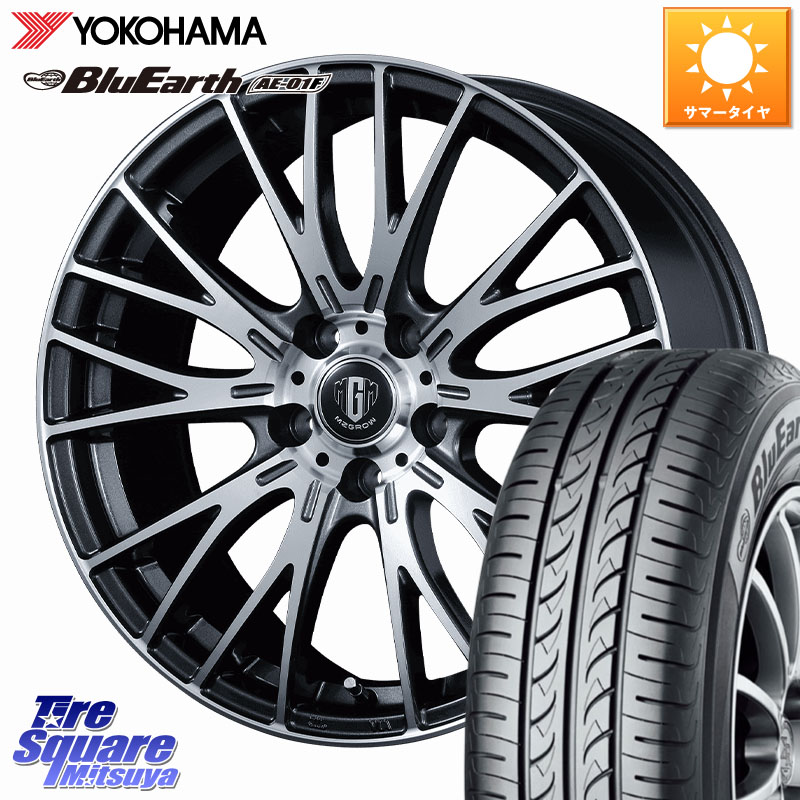 YOKOHAMA F8324 BluEarth AE01F ヨコハマ 185/65R15KOSEI MZ-GROW VM25R ホイール 15インチ 15X6.0J 53 5穴 114.3 GT系フリード5ナンバー車 GT系フリードクロスター フリードハイブリッド フリード｜タイヤスクエアミツヤ
