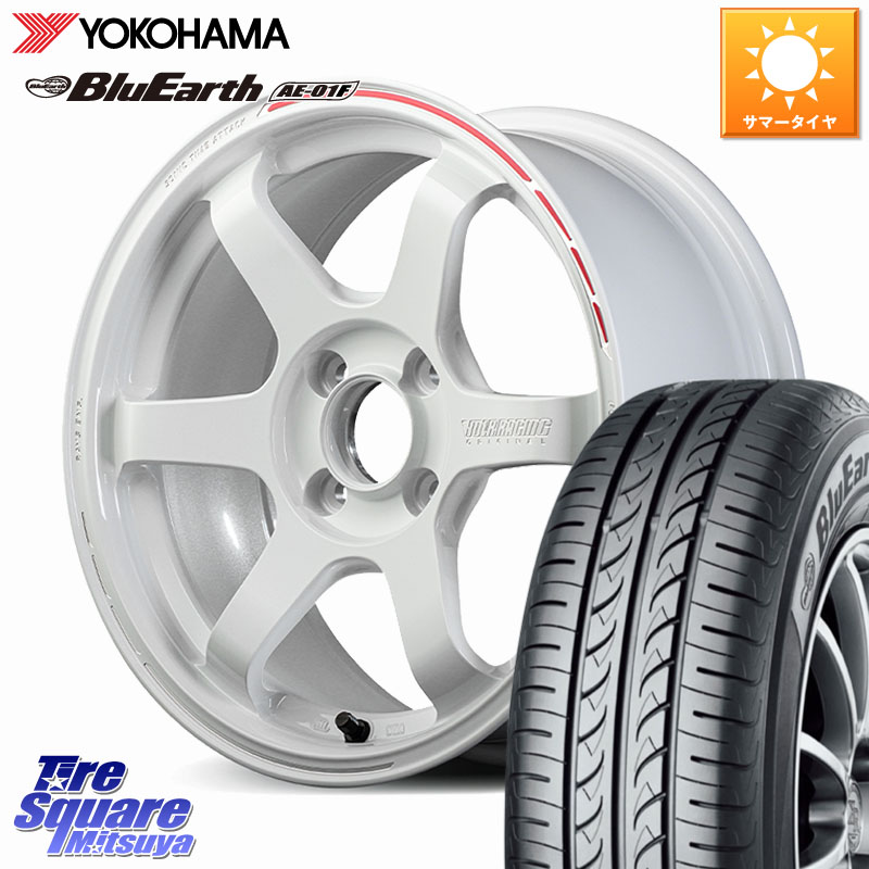 YOKOHAMA F8320 BluEarth AE01F ヨコハマ 195/65R15RAYS 【欠品次回3~4月】 TE37 SONIC TIME ATTACK EDITION 鍛造 ホイール 15インチ 15X6.0J 43 4穴 100 E13オーラ ブルーバードシルフィ 日産 カローラフィールダー カローラアクシオ|タイヤスクエアミツヤ