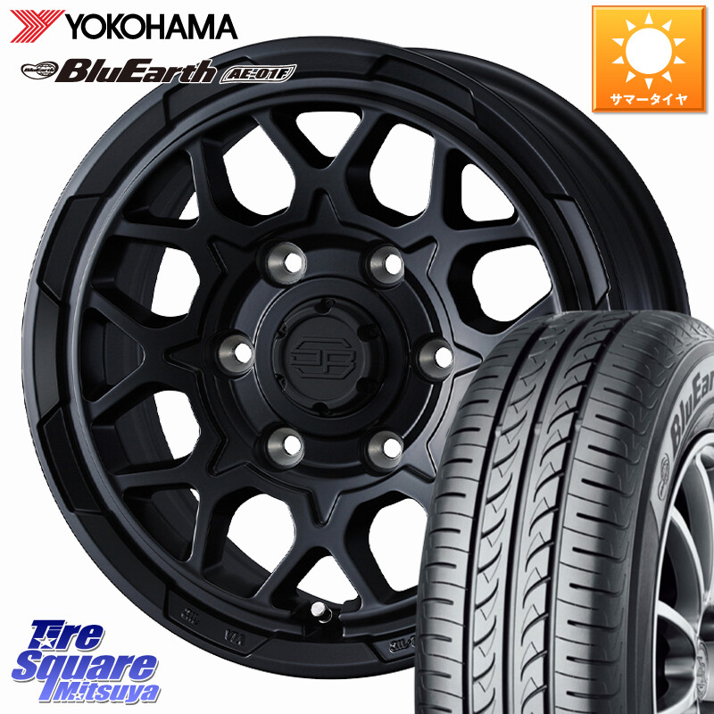 YOKOHAMA F8326 BluEarth AE01F ヨコハマ 175/65R15MONZA HI-BLOCK TARMOR ホイール 15インチ 15X5.5J 38 4穴 100 160系カローラフィールダー スイフト4穴 130系ヴィッツ スペイド キューブ CUBE 日産 ポルテ アクア カローラアクシオ|タイヤスクエアミツヤ
