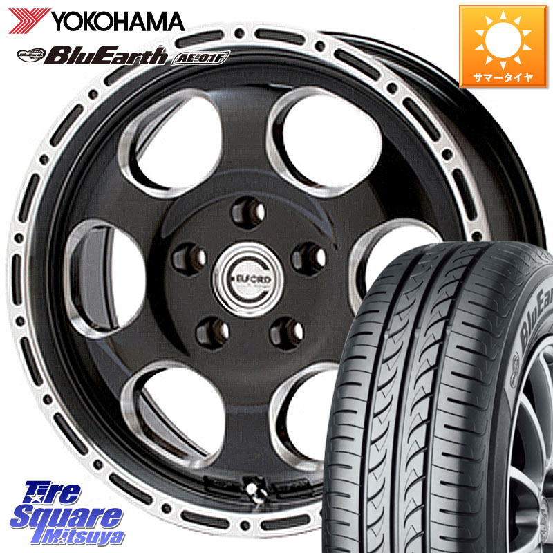MEIWA Blood Stock One Piece ホイール 16インチ 16 X 7.0J +45 5穴 100 YOKOHAMA F8334 BluEarth AE01F ヨコハマ 195/60R16