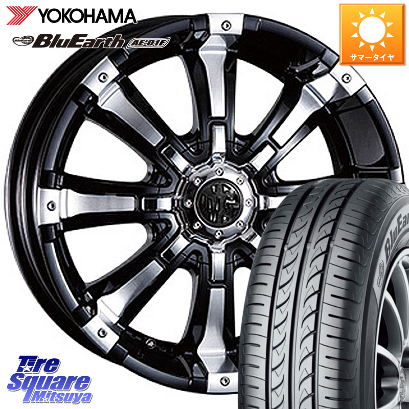 CRIMSON クリムソン BEAST ビースト ホイール 16インチ 16 X 7.0J +35 5穴 114.3 YOKOHAMA F8329 BluEarth AE01F ヨコハマ 205/60R16