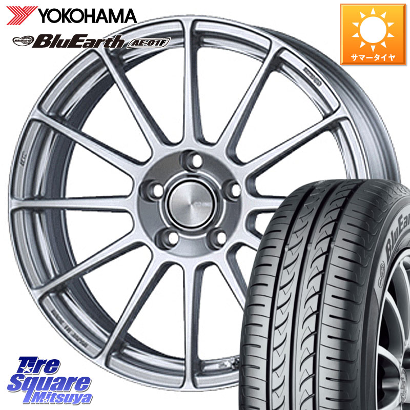 ENKEI エンケイ PerformanceLine PF03 ホイール 15 X 6.0J +38 4穴 100 YOKOHAMA F8326 BluEarth AE01F ヨコハマ 175/65R15 アクア 130系ヴィッツ