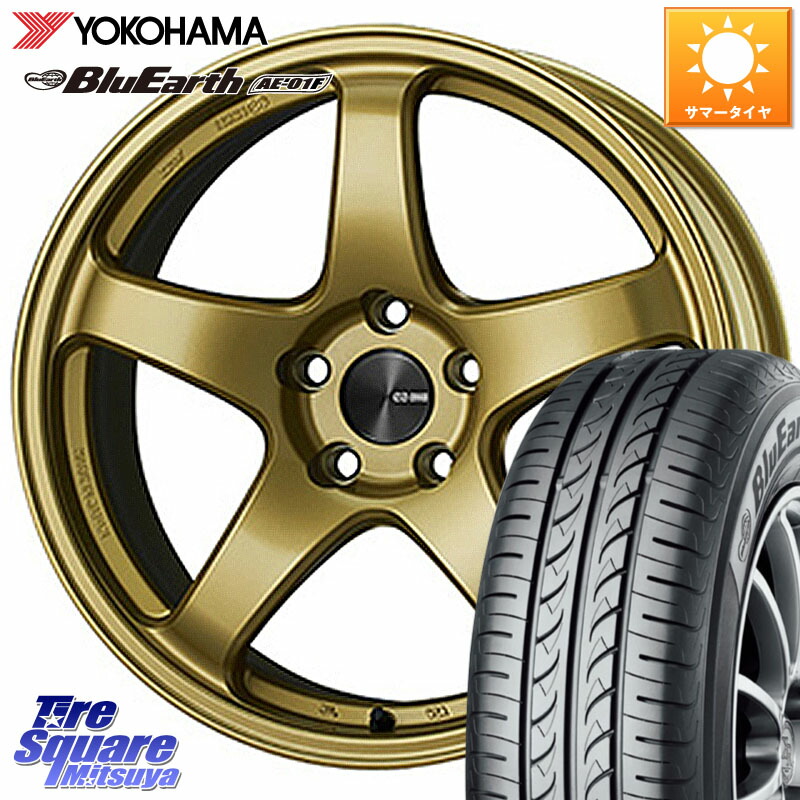 YOKOHAMA F8330 BluEarth AE01F ヨコハマ 205/55R16ENKEI エンケイ PerformanceLine PF05 16インチ 16X6.5J 50 4穴 100 アクア|タイヤスクエアミツヤ