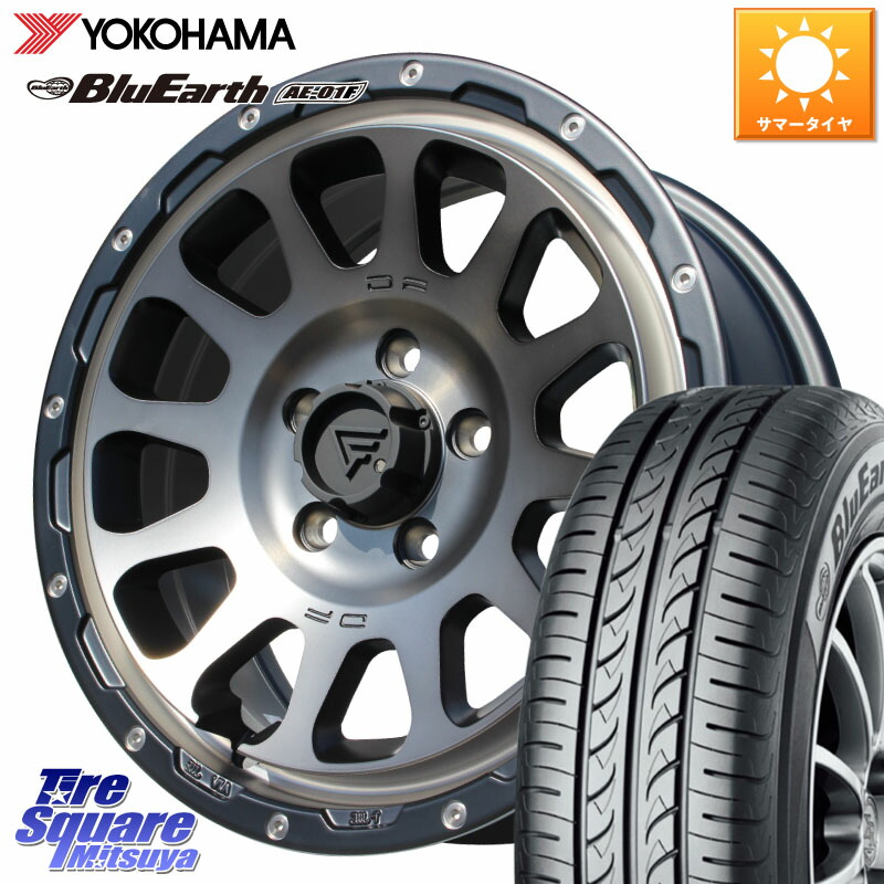 DELTA FORCE デルタフォース オーバル 16インチ 16 X 7.0J +35 5穴 114.3 YOKOHAMA F8329 BluEarth AE01F ヨコハマ 205/60R16