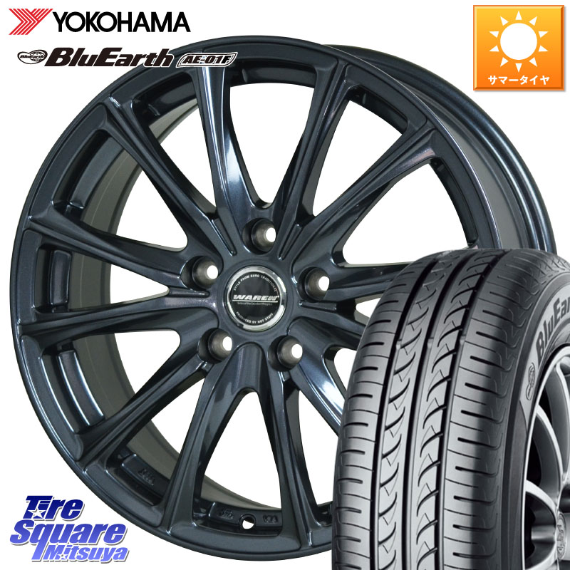 HotStuff WAREN W05 ヴァーレン ホイール15インチ 15 X 6.0J +43 5穴 114.3 YOKOHAMA F8320 BluEarth AE01F ヨコハマ 195/65R15 C27セレナ 43,992円