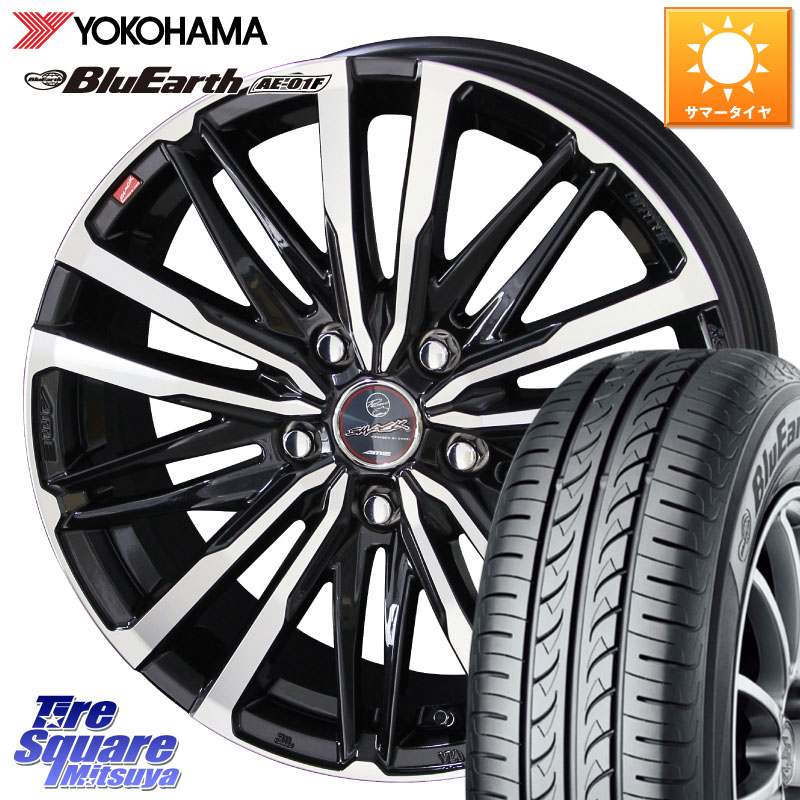YOKOHAMA F8332 BluEarth AE01F ヨコハマ 215/60R16KYOHO SMACK CREST スマック クレスト ホイール 16インチ 16X6.5J 38 5穴 114.3 ジューク JUKE 日産 マークXジオ HS レクサス カムリ スカイラインセダン 日産 クラウンロイヤル クラウンハイブリッド ES レクサス ク|タイヤスクエアミツヤ