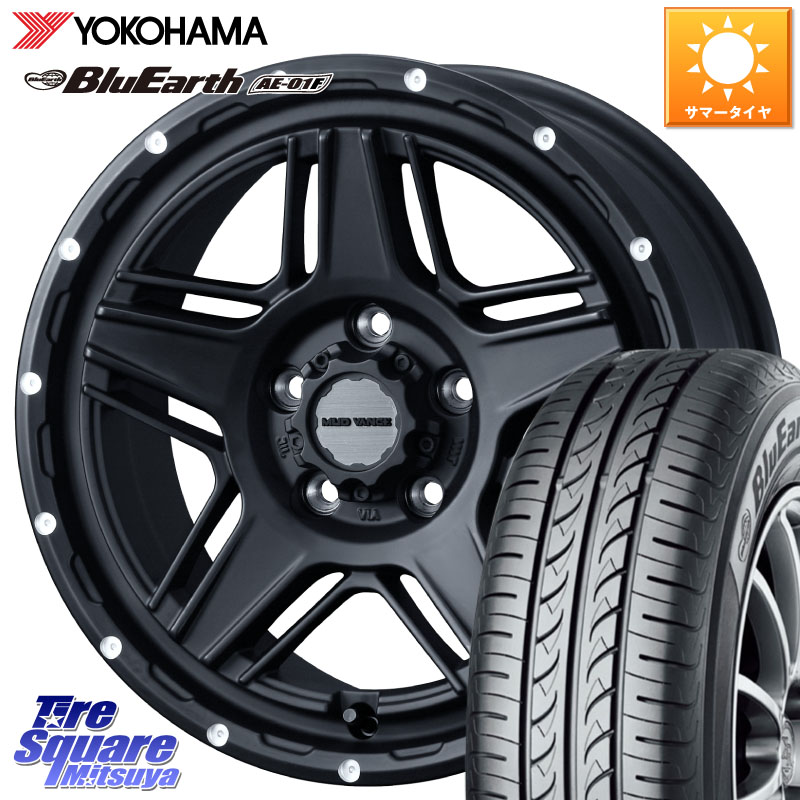 YOKOHAMA F8332 BluEarth AE01F ヨコハマ 215/60R16WEDS 40535 マッドヴァンス07 MUD VANCE 07 BK 16インチ 16X7.0J 38 5穴 114.3 ジューク JUKE 日産 マークXジオ HS レクサス スカイラインセダン 日産 クラウンロイヤル クラウンハイブリッド ES レクサス クラウンハ｜タイヤスクエアミツヤ