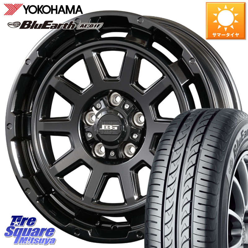 KOSEI ボトムガルシア ディグレ ホイール 16 X 6.5J +38 5穴 114.3 YOKOHAMA F8334 BluEarth AE01F ヨコハマ 195/60R16 フロンクス