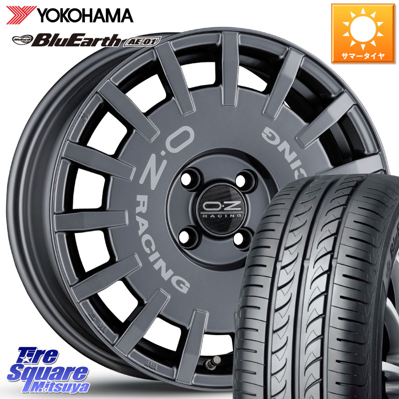 YOKOHAMA F5688 BluEarth AE01 ヨコハマ 175/60R16OZ Rally Racing ラリーレーシング GRA 16インチ 16X6.5J 45 4穴 100 アクア｜タイヤスクエアミツヤ