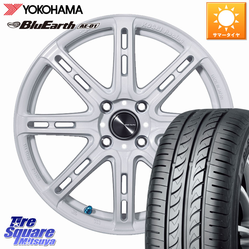 YOKOHAMA F5688 BluEarth AE01 ヨコハマ 175/60R16KOSEI SENEKA RP08 ホイール 16インチ 16X6.0J 40 4穴 100 ラクティス｜タイヤスクエアミツヤ