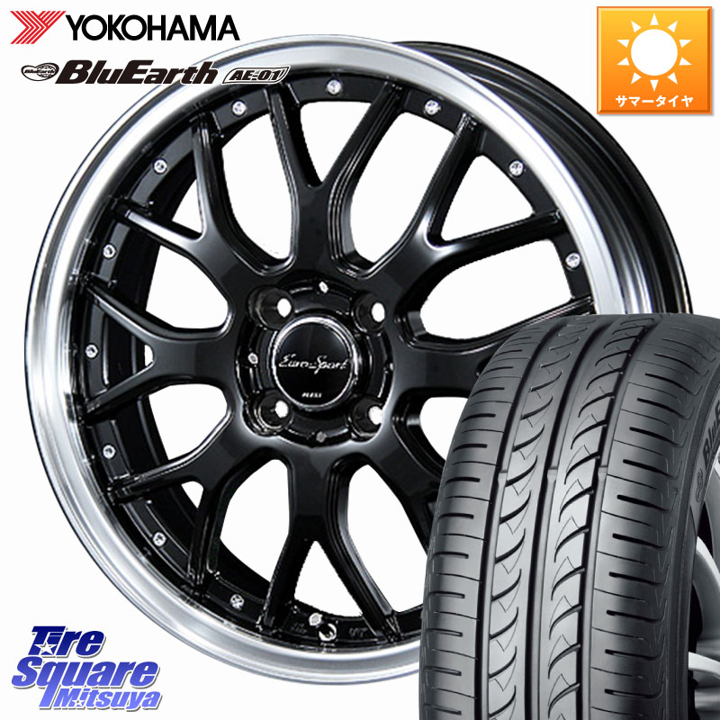 BLEST EuroSport Type815 軽自動車専用 ホイール 16インチ 16 X 5.0J +45 4穴 100 YOKOHAMA F5688 BluEarth AE01 ヨコハマ 175/60R16