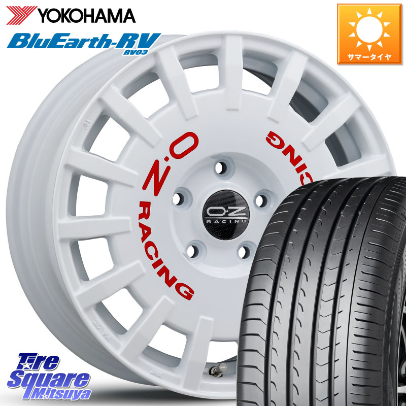 YOKOHAMA R9173 ブルーアースRV RV03 RV-03 在庫● ミニバン ヨコハマ 205/60R16OZ Rally Racing ラリーレーシング 16インチ 16X7.0J 35 5穴 114.3 SAI インサイト|タイヤスクエアミツヤ
