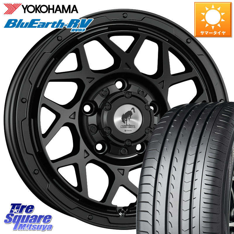 SUPER STAR LODIO DRIVE ロディオドライブ 8M MONO モノ 16 X 5.5J +20 5穴 139.7 YOKOHAMA ブルーアース ミニバン RV03 RV-03 ヨコハマ 215/65R16 ジムニー専用(要オーバーフェンダー等)