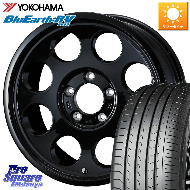 WEDS JIMLINE TYPE2 16インチ ジムライン 16 X 5.5J +22 5穴 139.7 YOKOHAMA ブルーアース ミニバン RV03 RV-03 ヨコハマ 215/65R16 ジムニー専用(要オーバーフェンダー等)