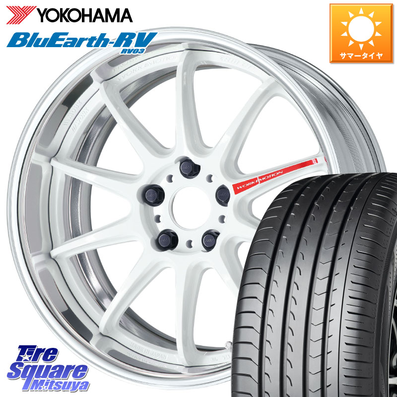 WORK EMOTION ZR10 L Disk AZW 19インチ 2ピース 19 X 8.0J +40 5穴 114.3 YOKOHAMA ブルーアース ミニバン RV03 RV-03 ヨコハマ 245/45R19 30系アルファード 30系ヴェルファイア デリカD:5 20系アルファード