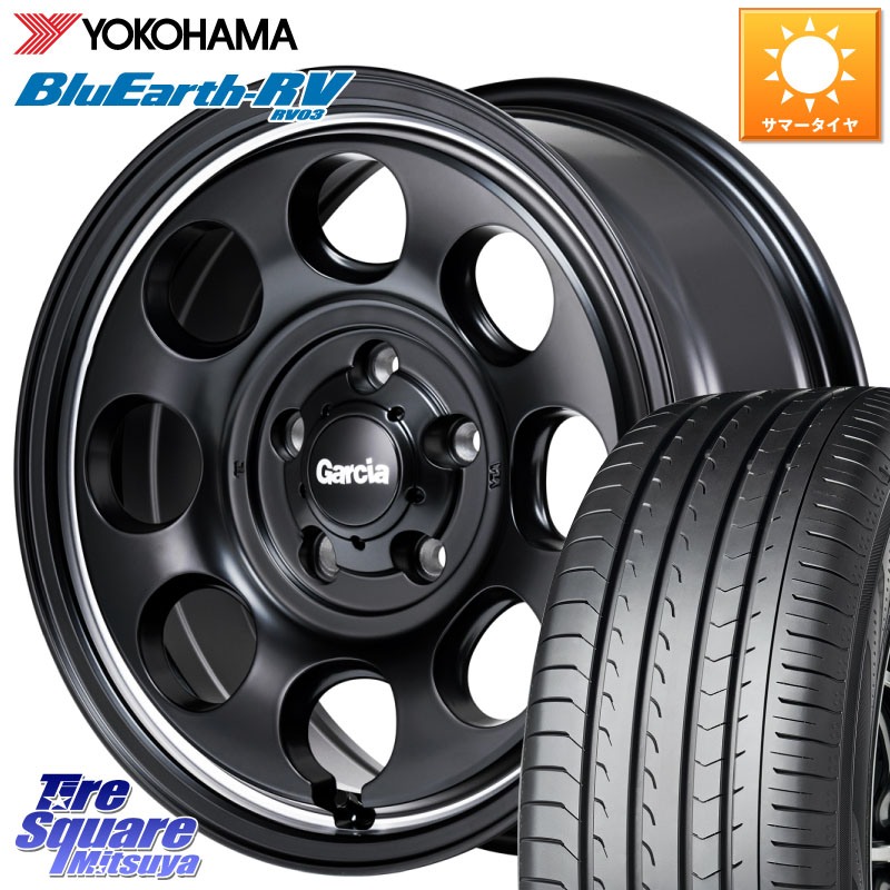 MANARAY MID Garcia Palm8 ガルシア パーム8 ホイール 16インチ 16 X 7.0J +40 5穴 114.3 YOKOHAMA ブルーアース ミニバン RV03 RV-03 ヨコハマ 195/60R16 フロンクス