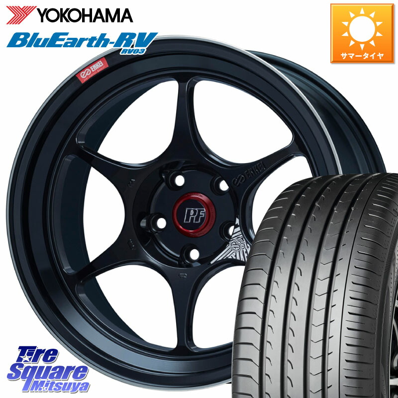 ENKEI エンケイ PerformanceLine PF06 BK ホイール 19インチ 19 X 8.5J +32 5穴 114.3 YOKOHAMA ブルーアース ミニバン RV03 RV-03 ヨコハマ 245/40R19 30系ヴェルファイア