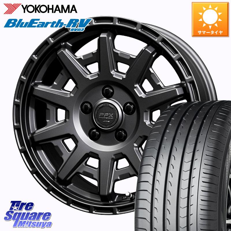 KYOHO PPX D10X ホイール 16インチ 16 X 7.0J +35 5穴 114.3 YOKOHAMA ブルーアース ミニバン RV03 RV-03 ヨコハマ 215/65R16